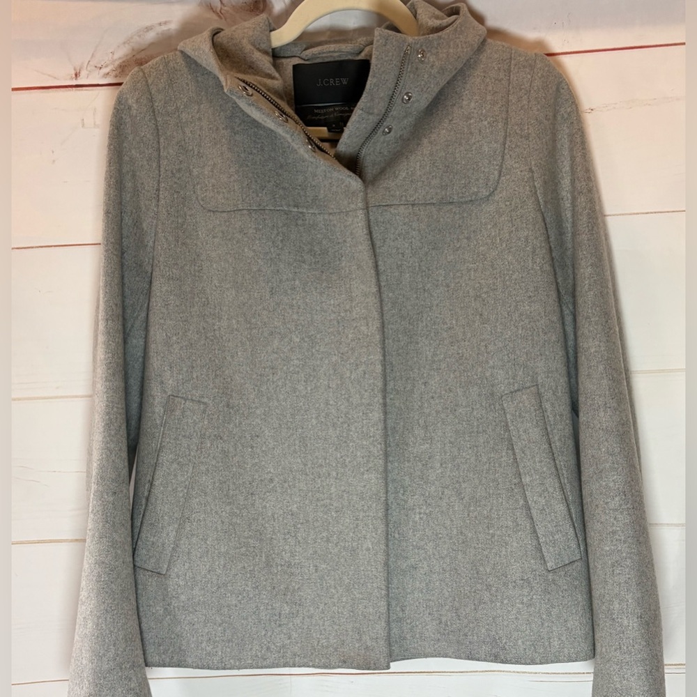 J. Crew Light Gray Women's Pea Coat